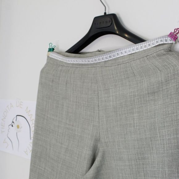 Vintage blazer and pants set gray 14 excellent conditions short sleeves - Picture 3 of 9